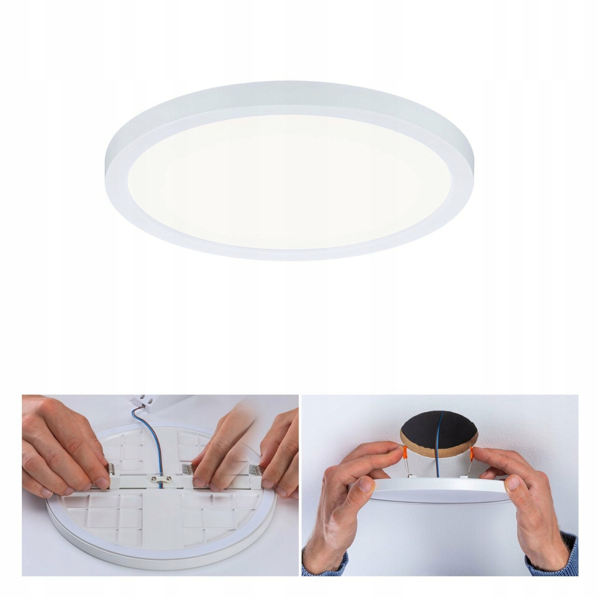 Paulmann Led vstavané svietidlo Areo VariFit IP44 kruhové 175mm 13W 4000K biely