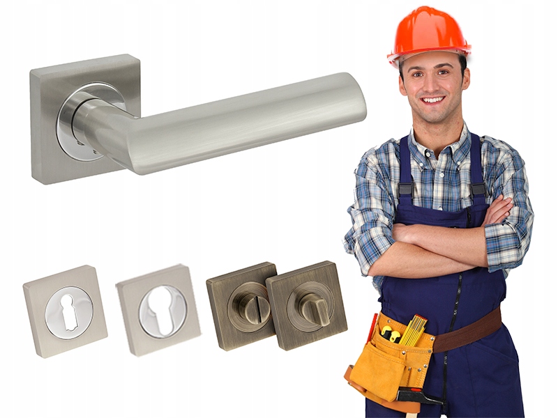 

Alubrass Klamka drzwiowa model Mati