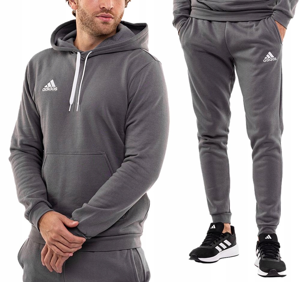 Teplákovka Pánský komplet adidas Entrada 22 Sportovní Mikina Kalhoty Kapuce vel L