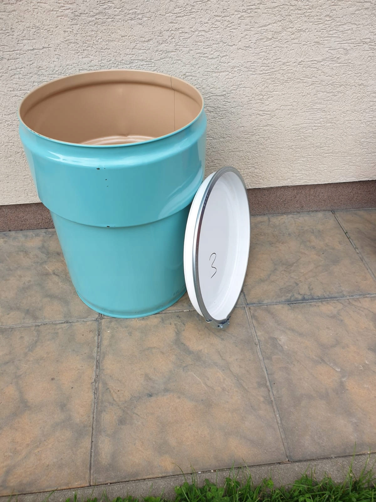 beczka metalowa 50 l pojemnik