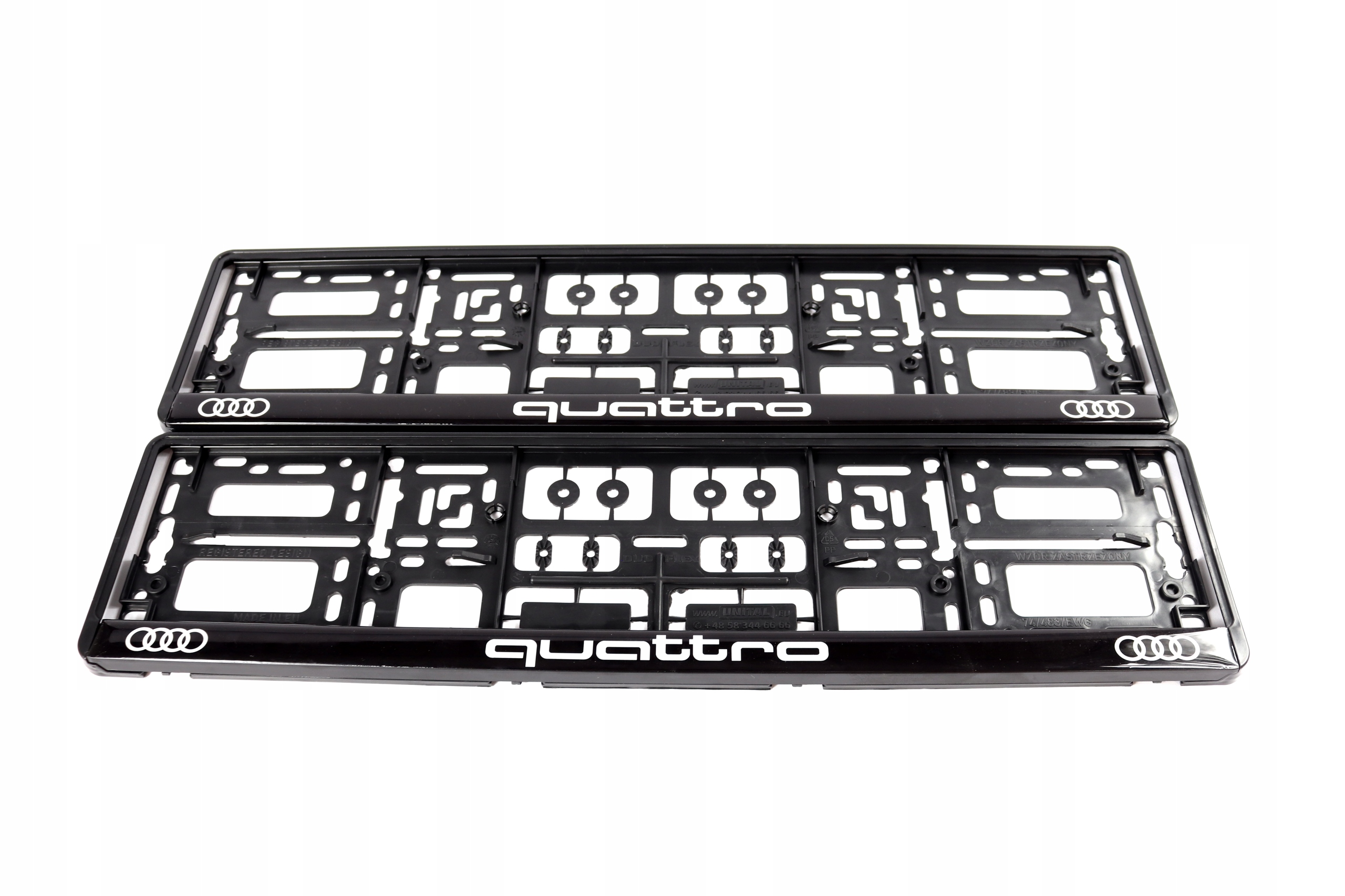 

Unikatowe Ramki Tablic Rejestr. Quattro Audi Sport