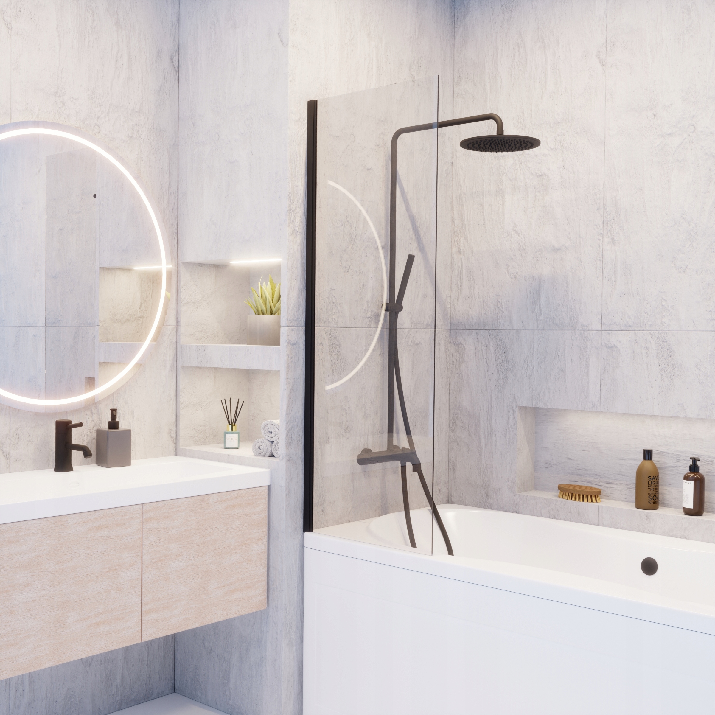 parawan nawannowy grace CZARNY 60X140 red shark EAN (GTIN) 5908218410787