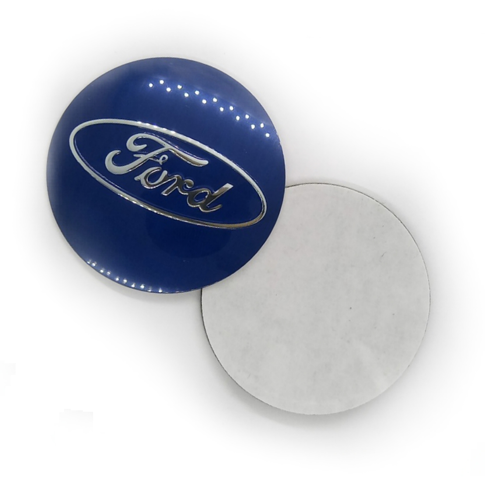 EMBLEMAT LOGO NALEPKA NAKLEJKA FORD 56 mm NIEBIESK Marka Ford