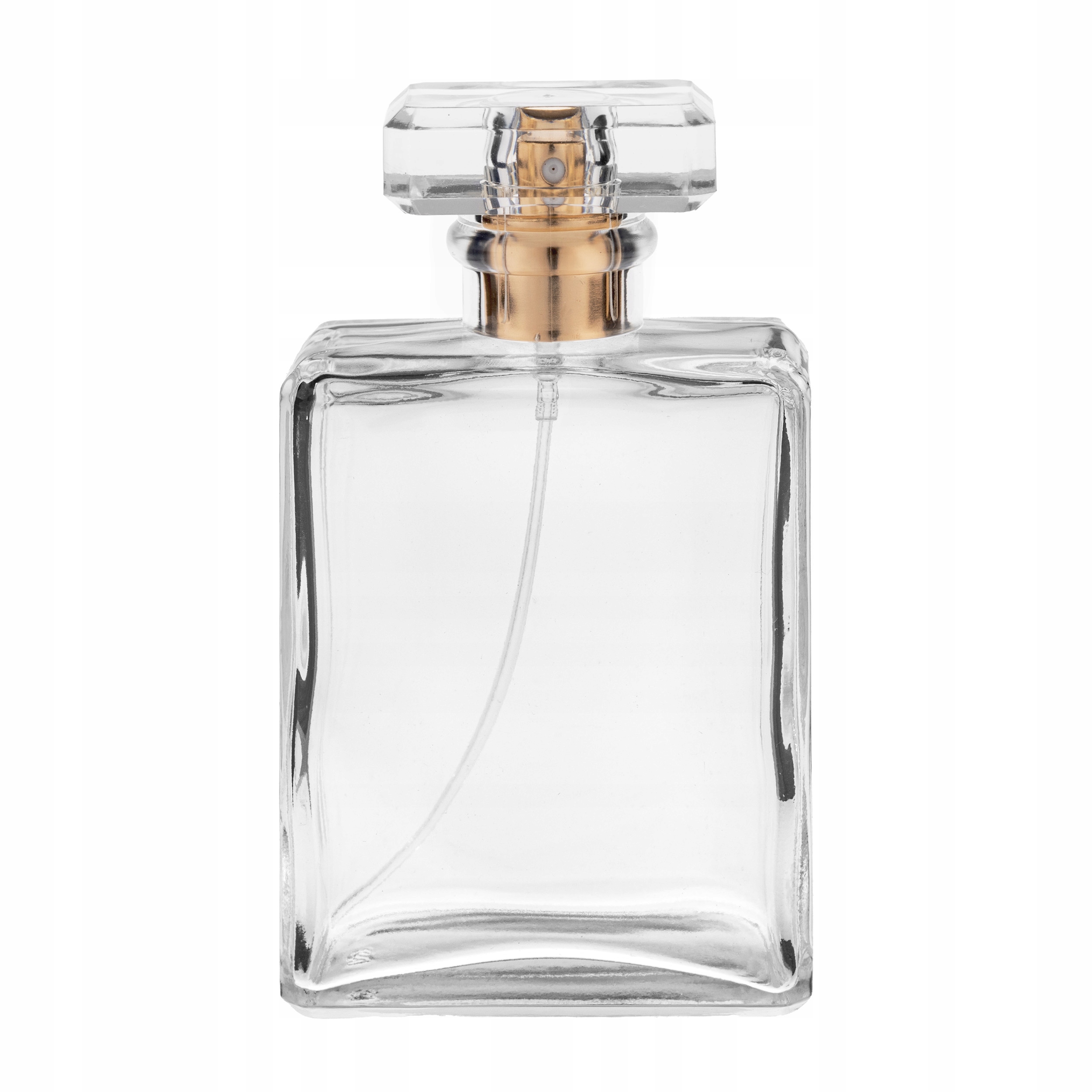 BUTELKA SZKLANA OZDOBNA MONIQUE NA PERFUMY ATOMIZER ALUMINIUM - 110 ML