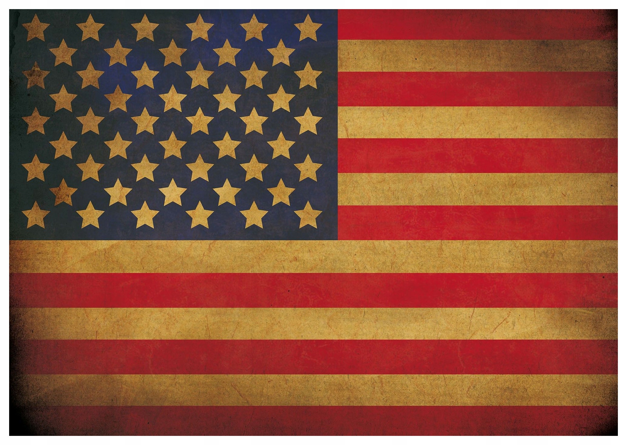 Fototapeta Americká vlajka vintage hviezdy a pruhy vinylová 312x219 lepidlo