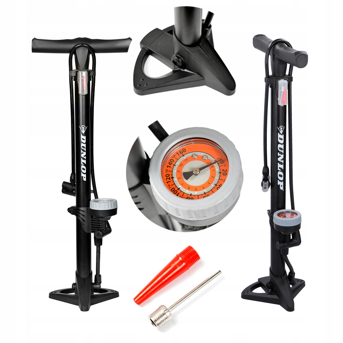 

Pompka rowerowa Dunlop 11 bar z manometrem