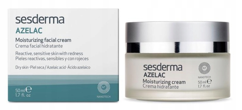 Sesderma Azelac nawilżający krem do twarzy z trądzikiem różowatym 50 ml
