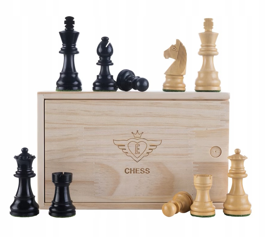 Wyjątkowy, ekskluzywny zestaw SZACHY TURNIEJOWE deska 50x50 figury Staunton Rodzaj szachy drewniane turniejowe