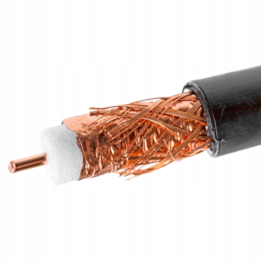 KABEL KONCENTRYCZNY PRZEWÓD ŻEL CU ZIEMNY MIEDŹ 50 VAYOX Długość kabla 50 m