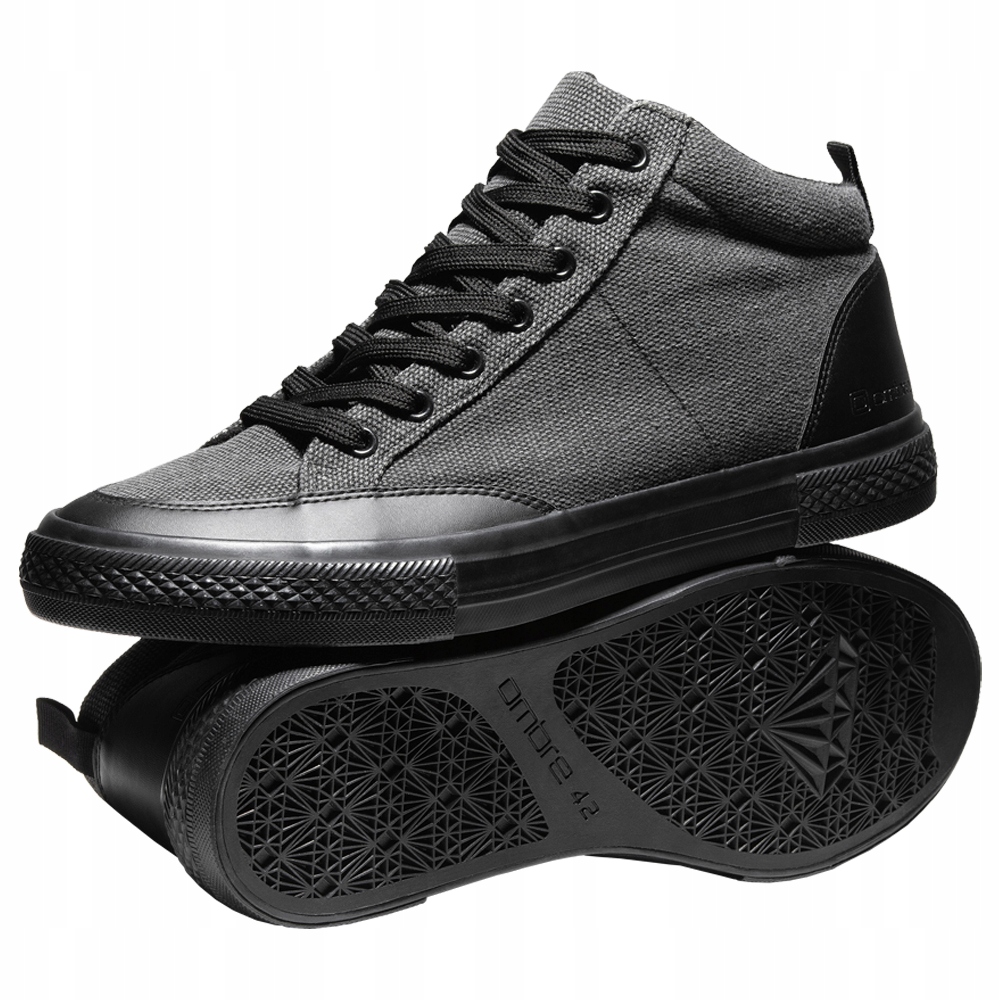 

Buty męskie sneakersy trampki czarne T377 41