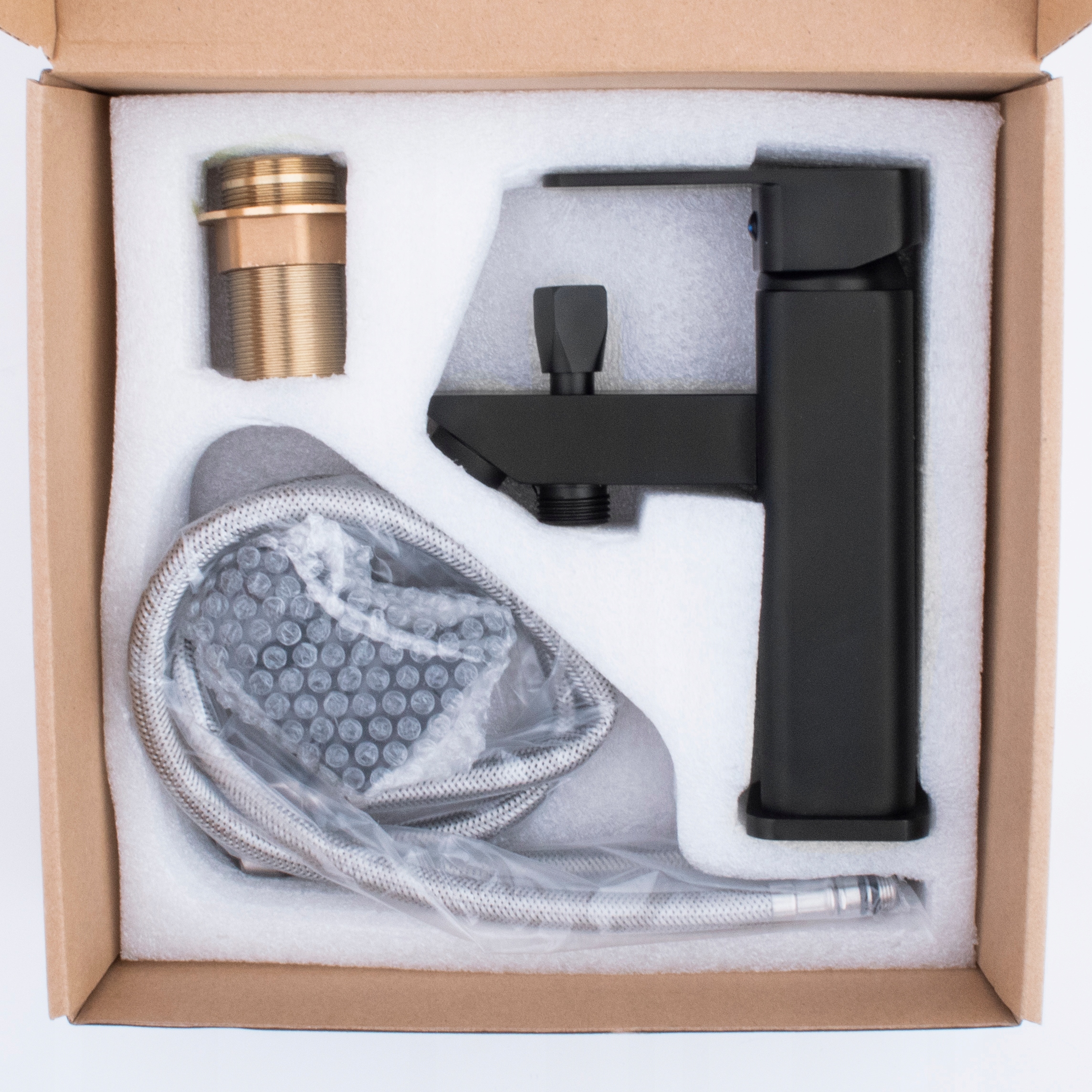 BATERIA WANNOWA STOJĄCA PRYSZNIC KRAN CZARNY Rodzaj bateria wannowo-prysznicowa