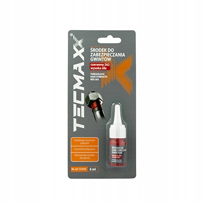 

Klej Do Zabezpieczenia Gwintów Czerwony 6ML Mocny