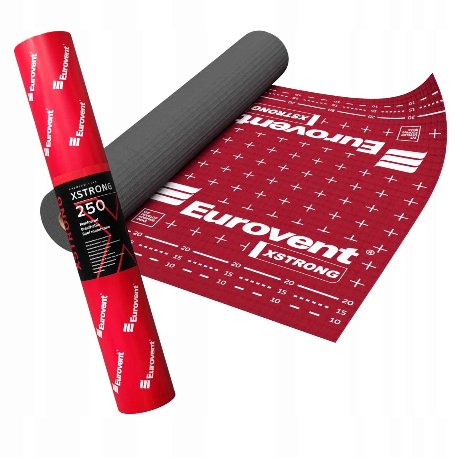 Folia Dachowa Membrana 250g Eurovent Xstrong 45m2 Zbrojona Czterowarstwowa