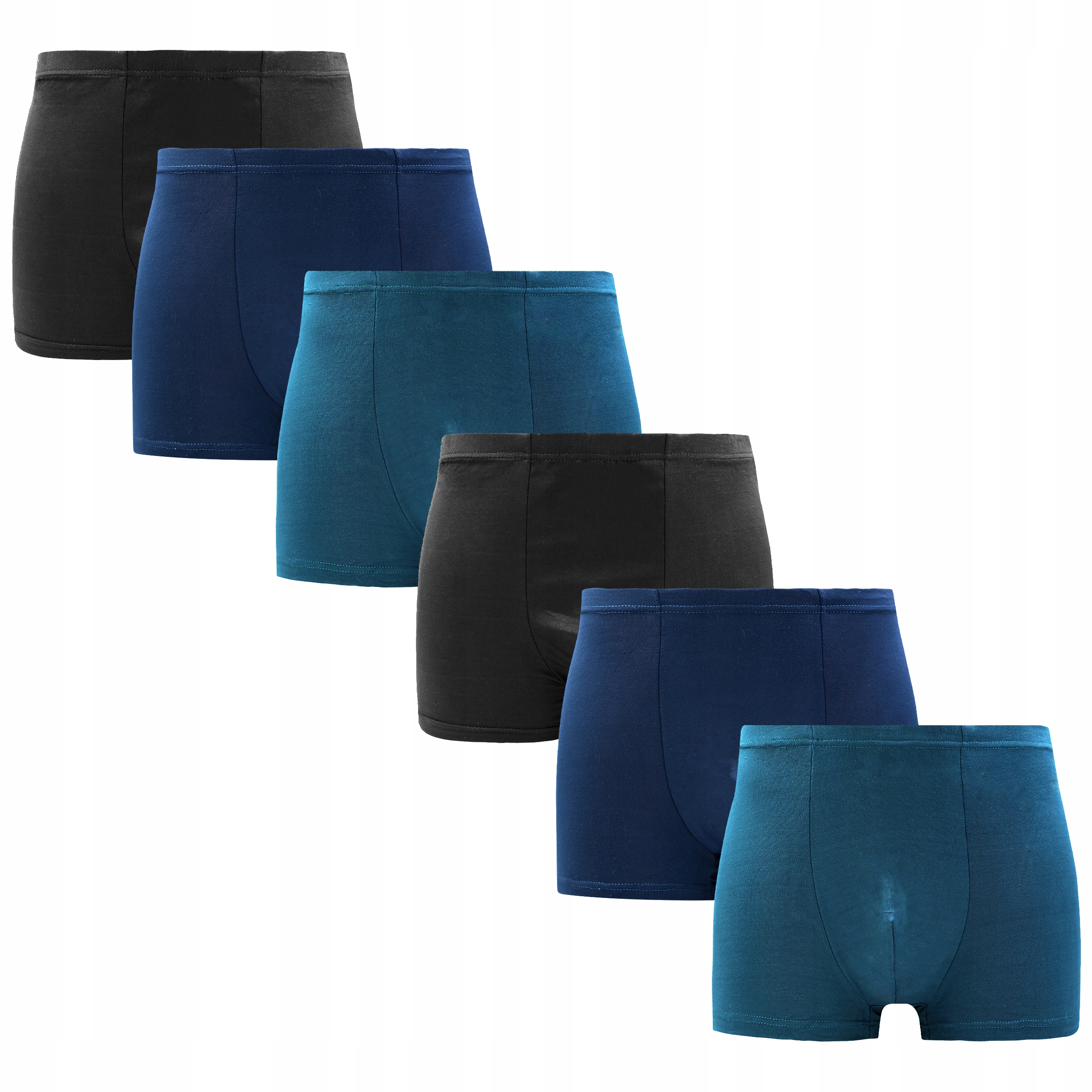 

6x Bokserki Bambusowe Męskie Antybakteryjne XL