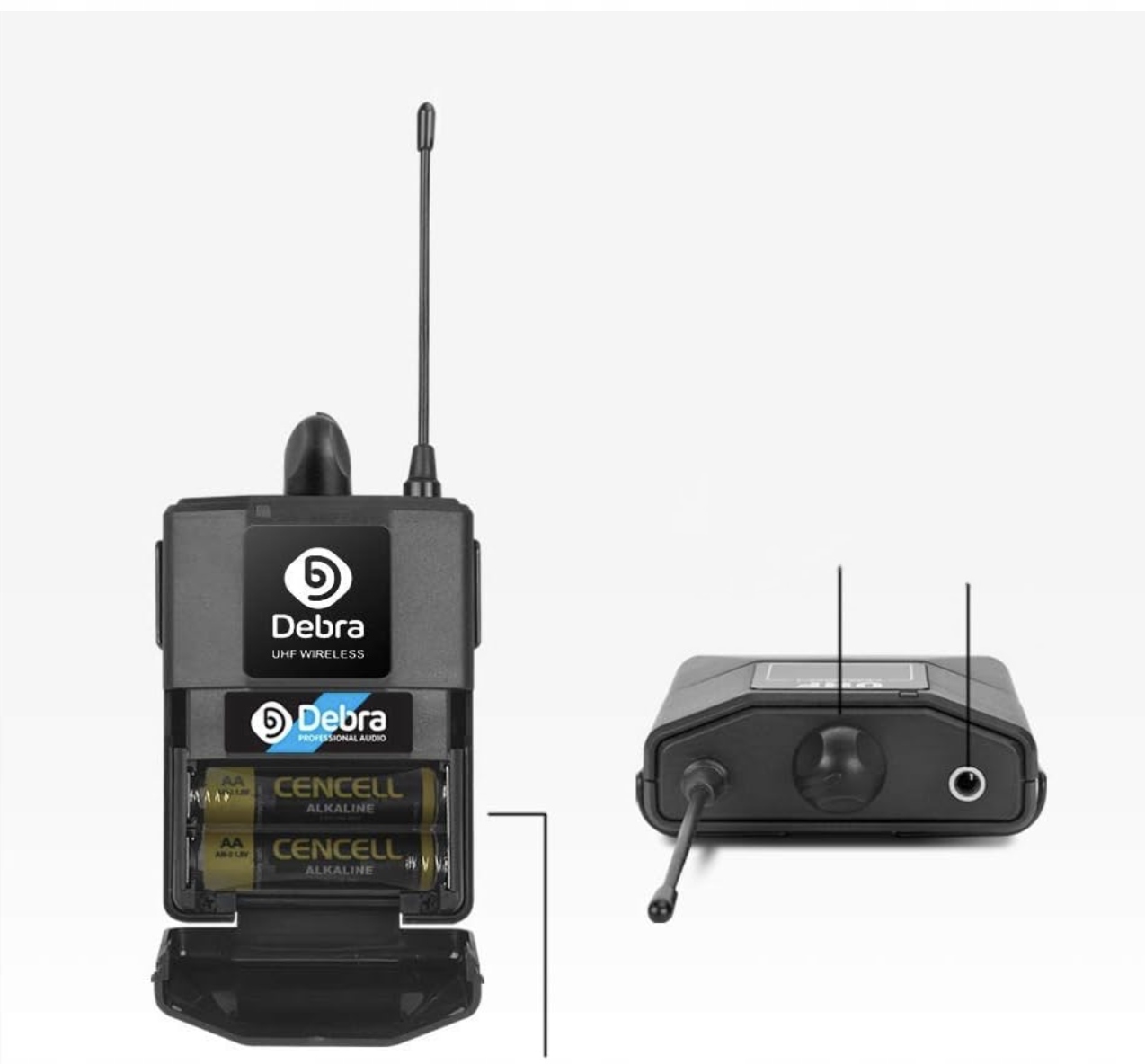 Zestaw mikrofonów bezprzewodowych nagłowne Debra Audio Pro 4-kanałowy Marka inna