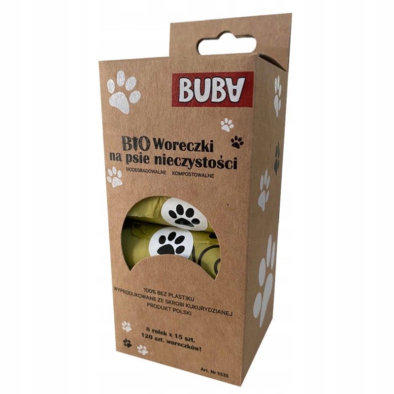 

Buba Woreczki na odchody Bio 8 rolek 120 szt.