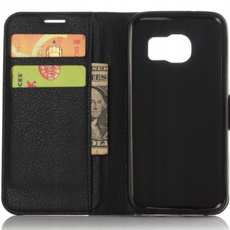 

Etui Z Klapką Portfel Litchi Do Samsung Galaxy S7