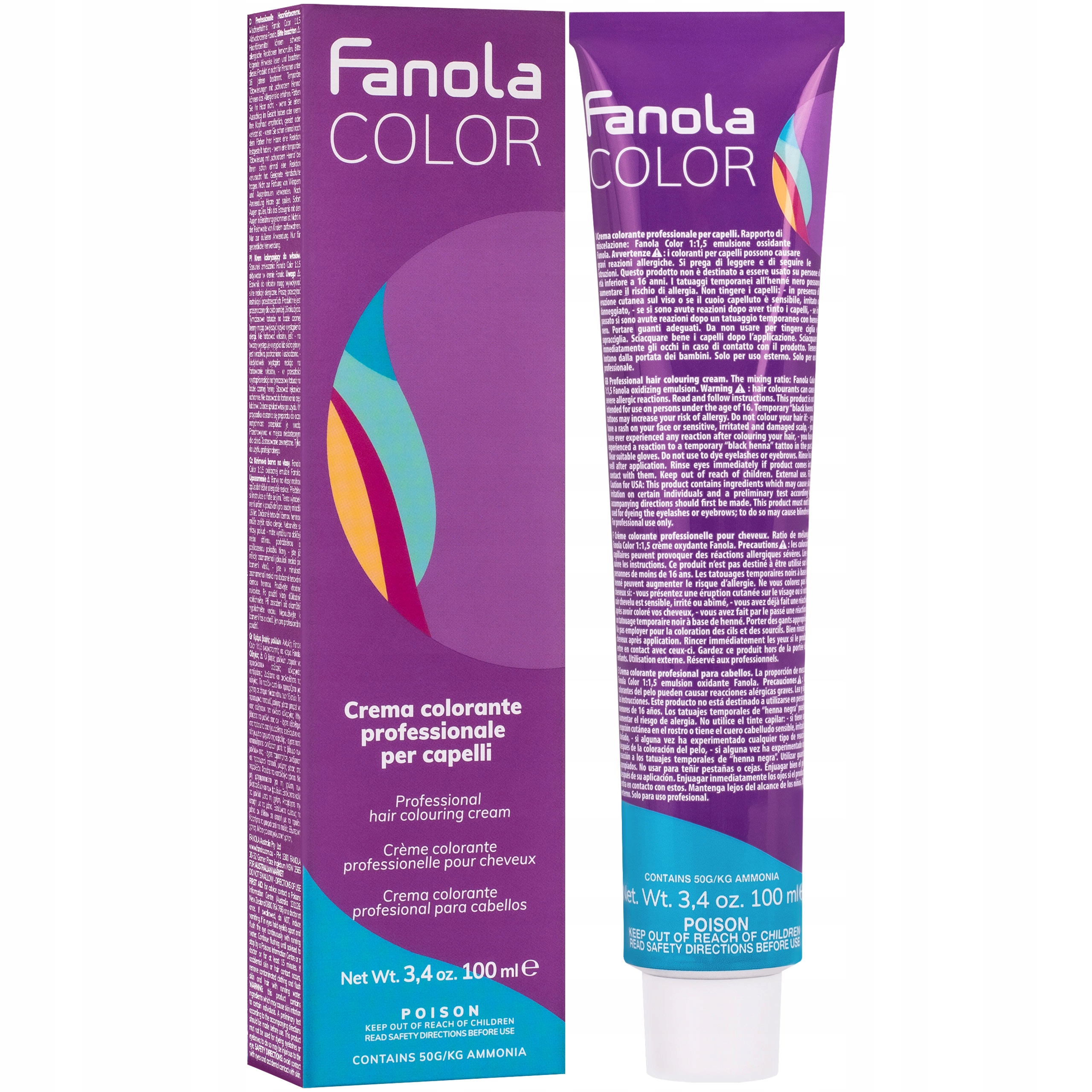 

Fanola Farba do włosów 100ml cała paleta kolorów