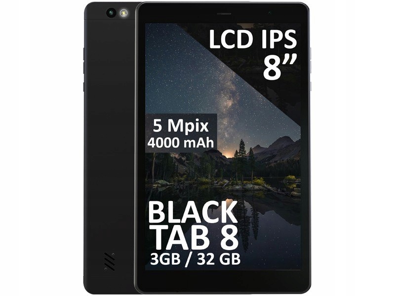 Tablet BlackTAB8 3/32GB 4G Lte 8 cali Czarny