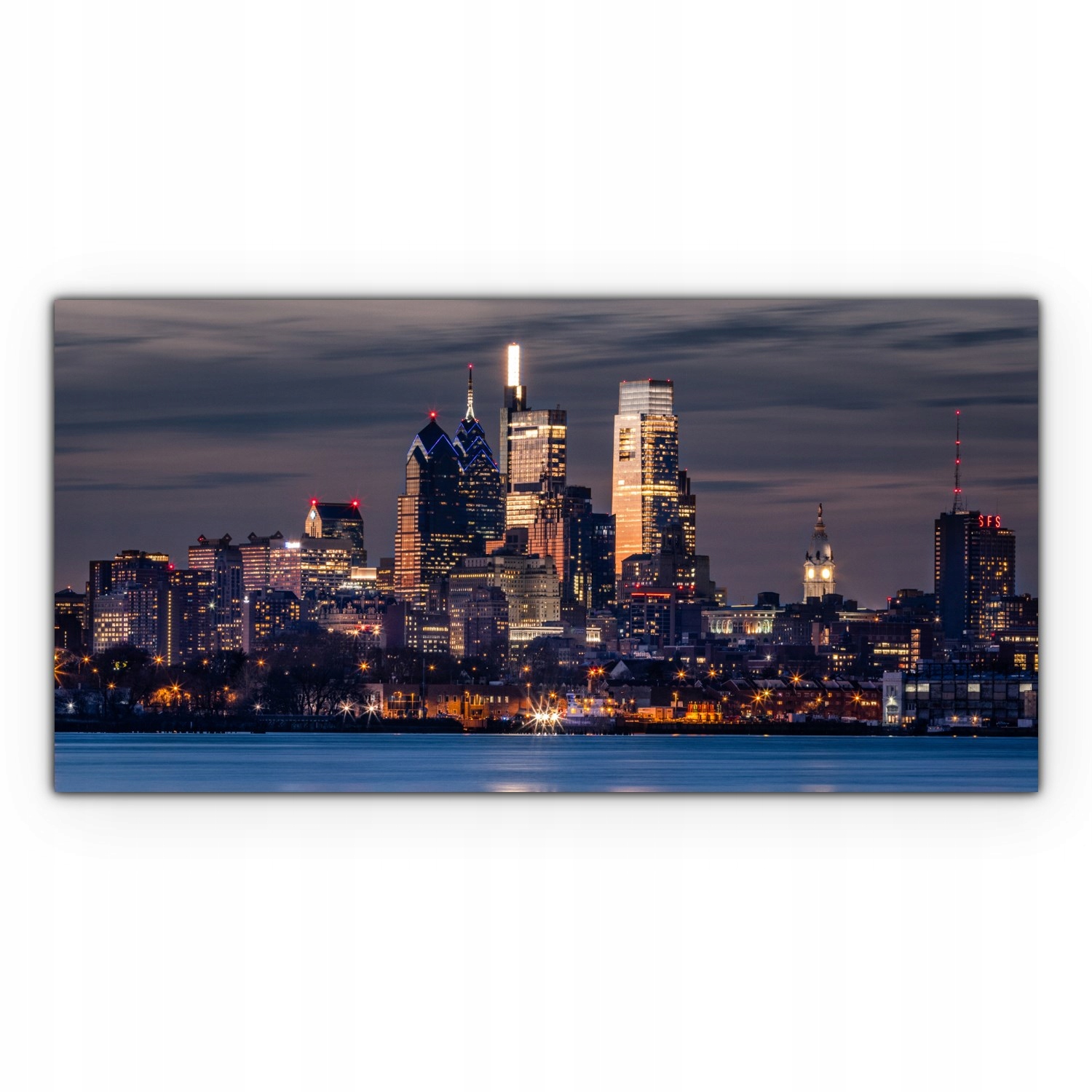 

Canvas na ramie ścienny 140x70 Philadelphia Miasto