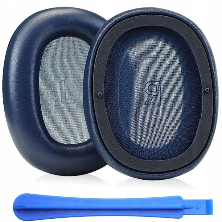 Náušníky Špongie Pady Na Slúchadlá Bang & Olufsen H95 Anc Koža Modrá