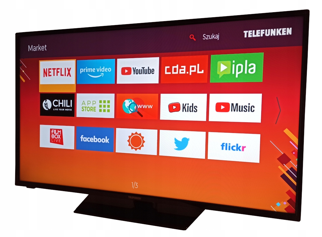 SMART TV 43 TELEFUNKEN D43F500M4CWI HbbTV T2 HEVC - Sklep, Opinie, Cena w