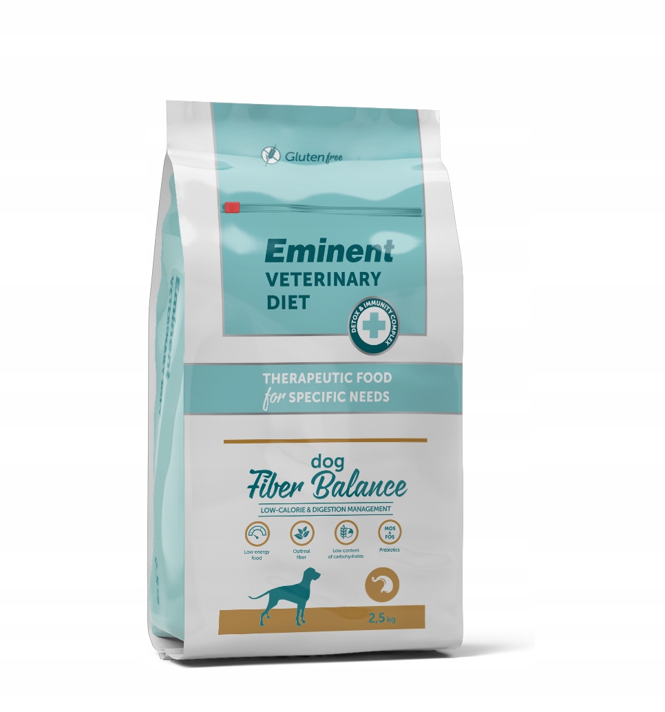 Levně Krmivo Eminent Veterinary Diet Dog Fiber Balance 2,5 kg nízkokalorické Fit