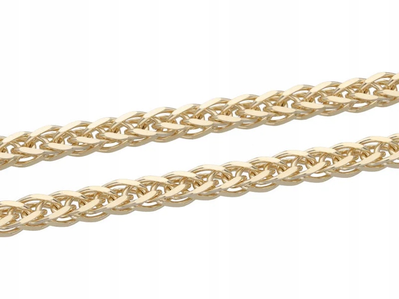 Zlatý řetízek 585, liščí ocas 38 Cm na křtiny Svaté Přijímání 1,80 g