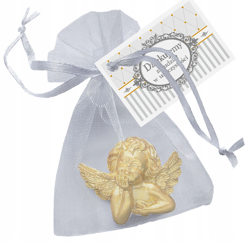 PODZIĘKOWANIE dla gości DEC8 org. KOMUNIA aniołek aniołki komunijne białe Marka inna