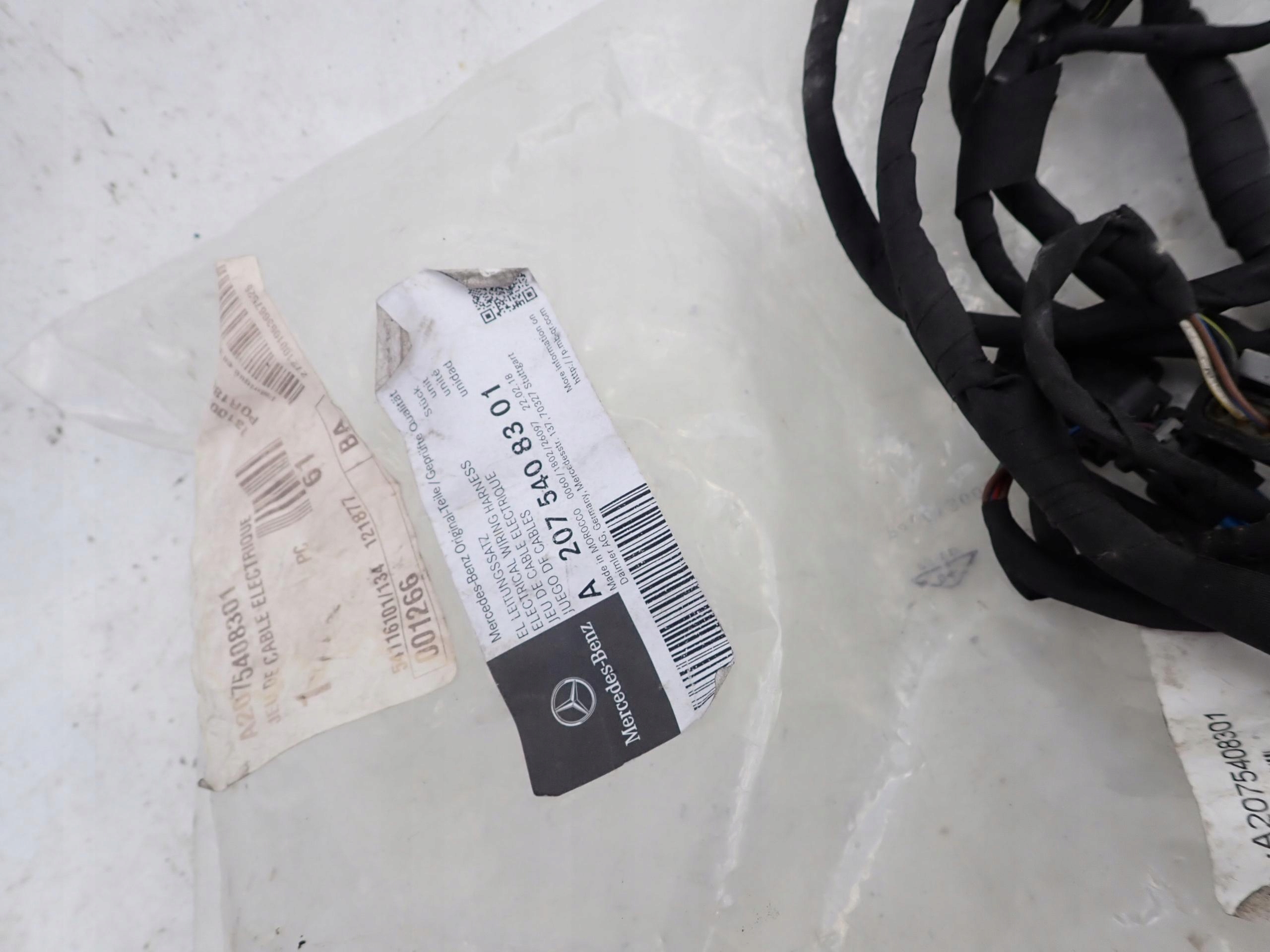 MERCEDES A2075408301 bundle electrical wiring