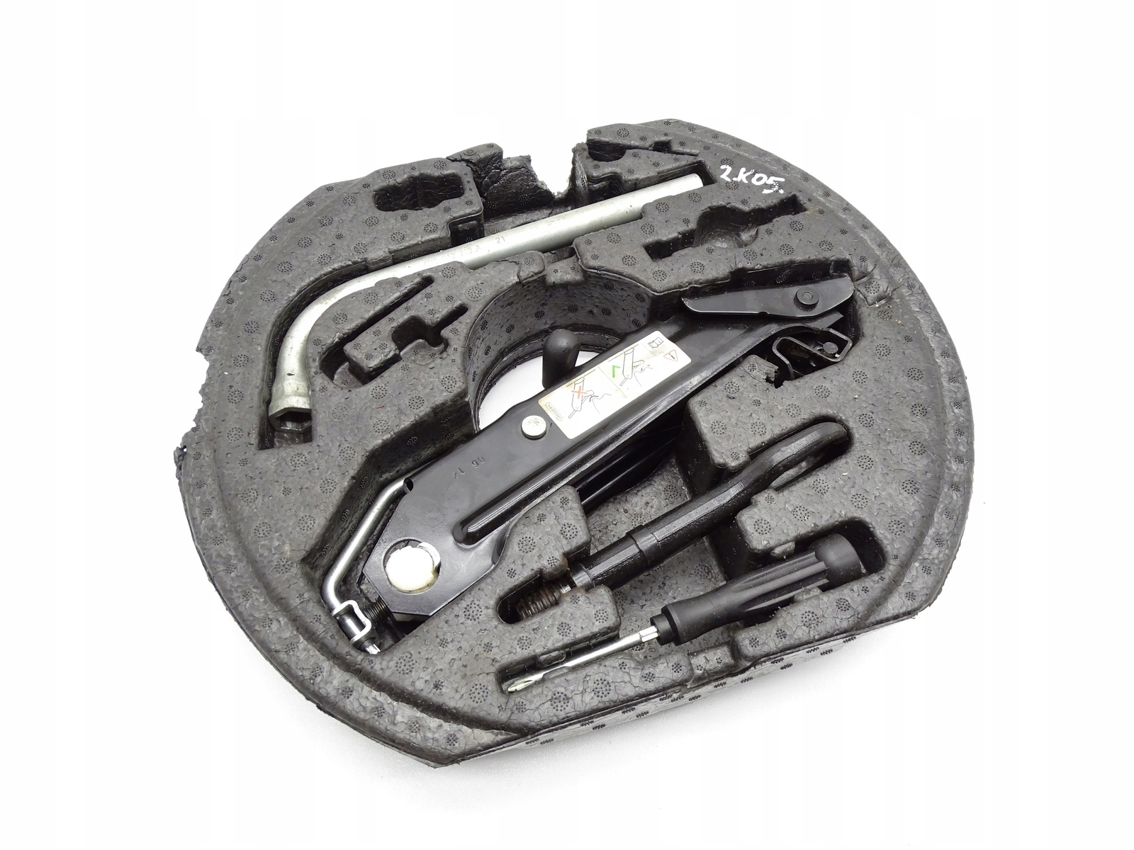 ZESTAW NAPRAWCZY LEWAREK HAK KLUCZ STYROPIAN 1K0012115F VW GOLF VI SCIROCCO