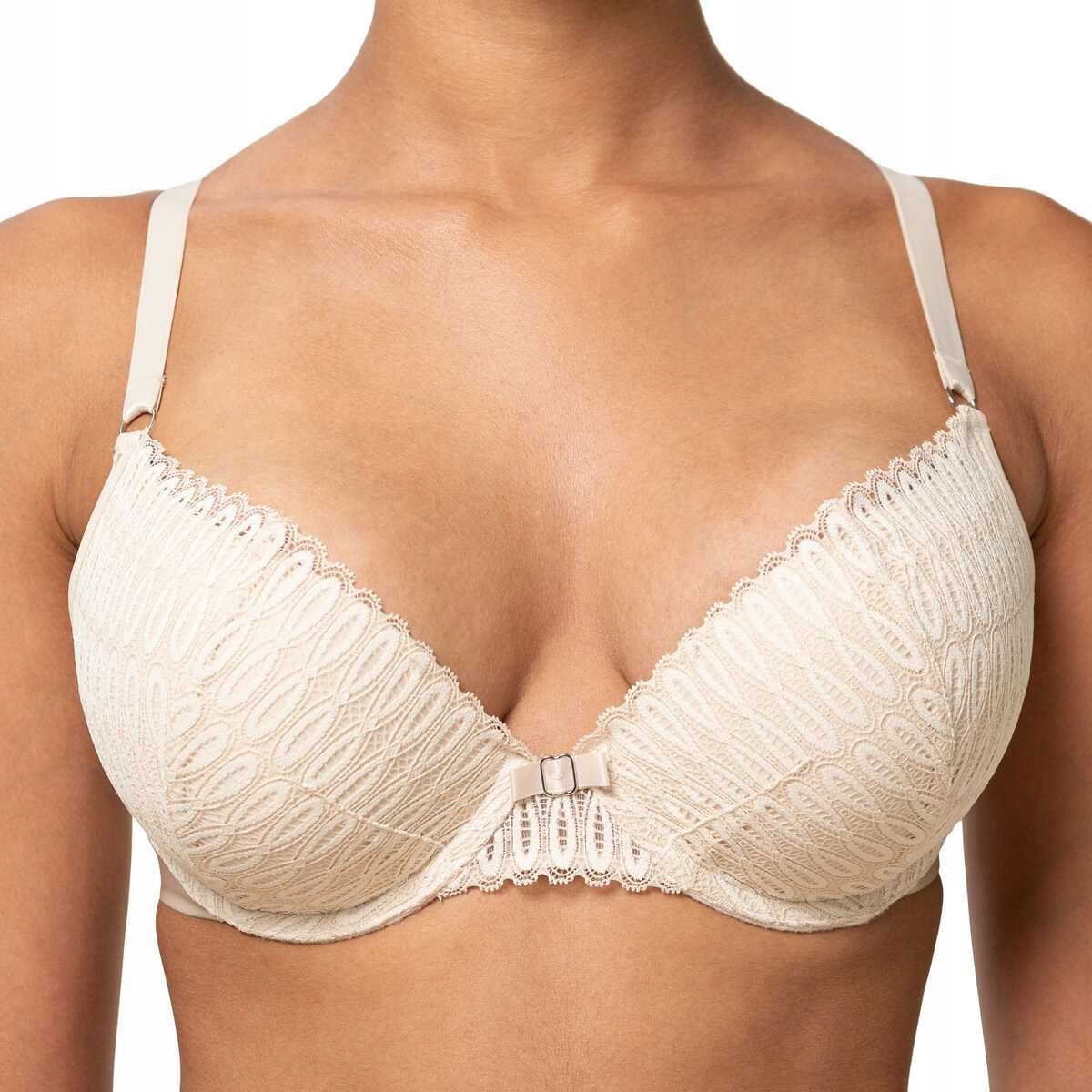 Triumph Podprsenka s push-up efektem Aura Spotlight Whu béžová 70C