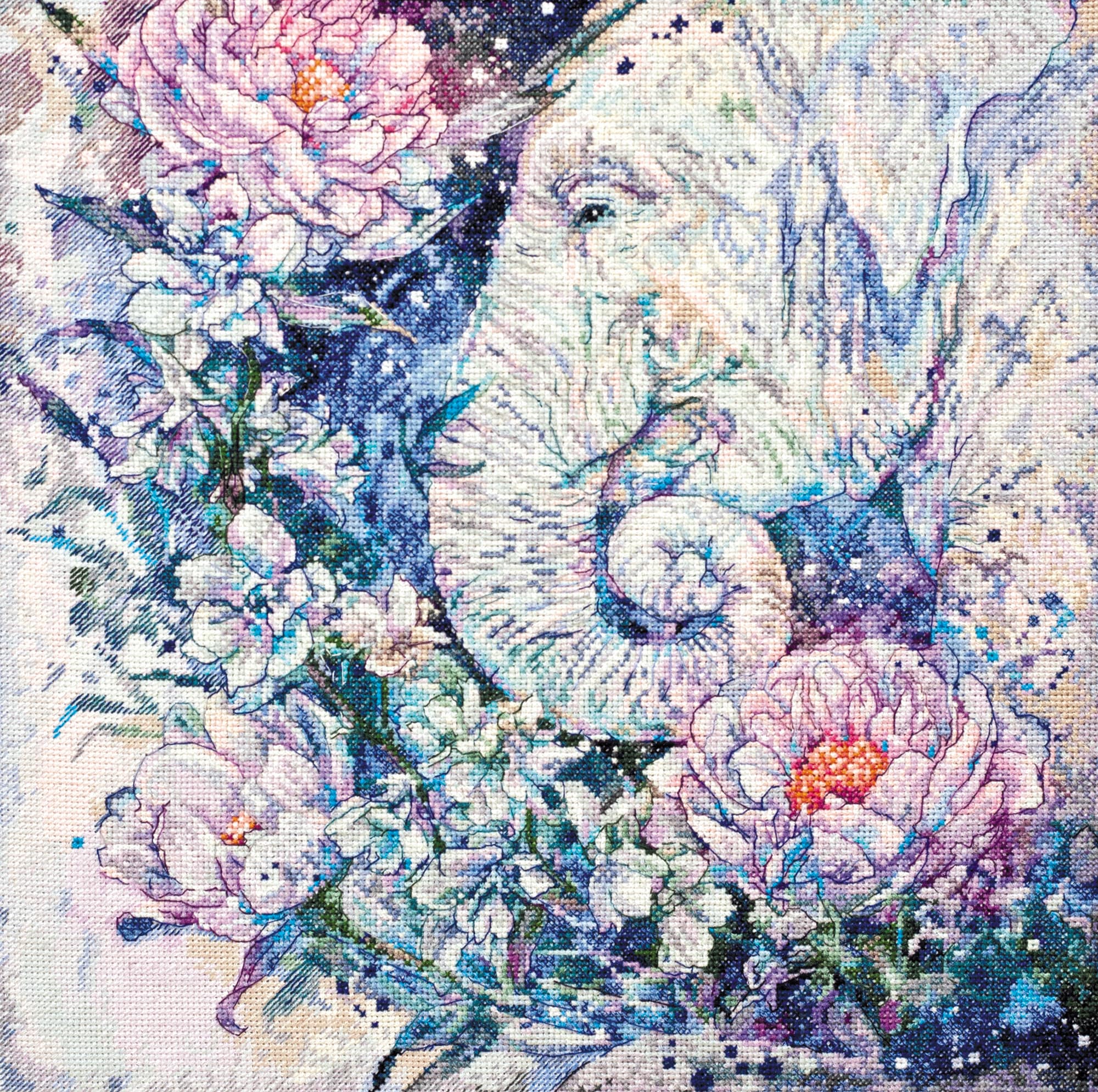 Sada křížkového stehu "White Legendst" vyšívací Diy