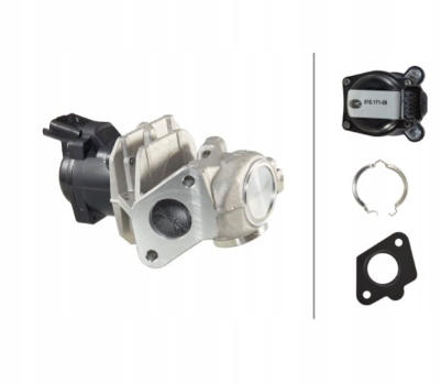 HELLA AGR Ventil 6NU 010 171-491 | 5-polig Elektrisch Mit Dichtung