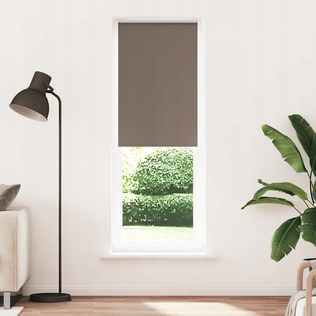 vidaXL Roleta zatemňovací Káva 80x210 cm Šířka látky 75,7 cm Polyester