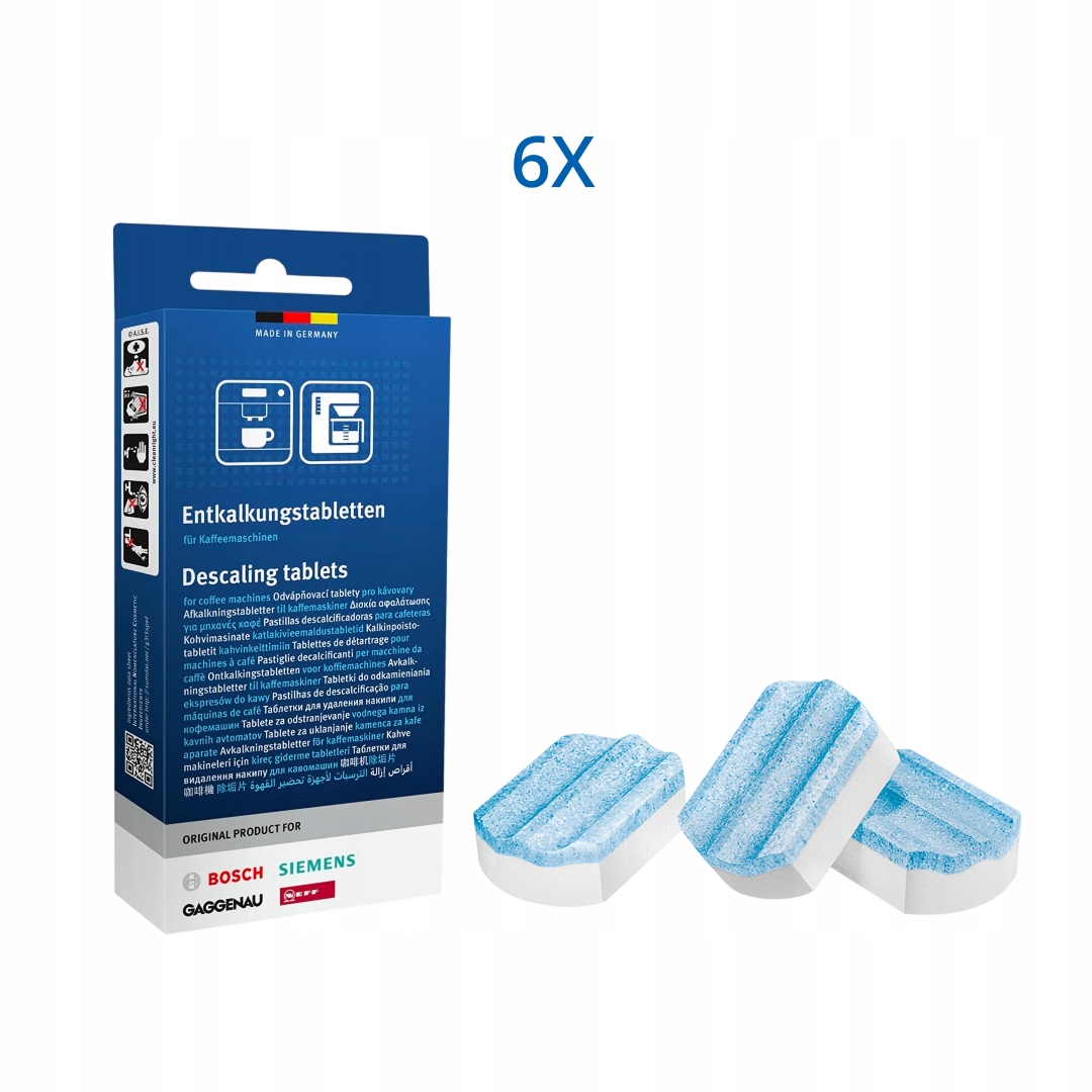 Odvápňovací tablety Bosch Siemens TCZ8002 (3 ks)