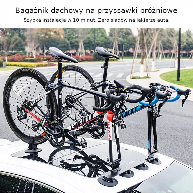 Bagaznik uchwyt rowerowy na dach ROCKBROS XP1002BK Color black