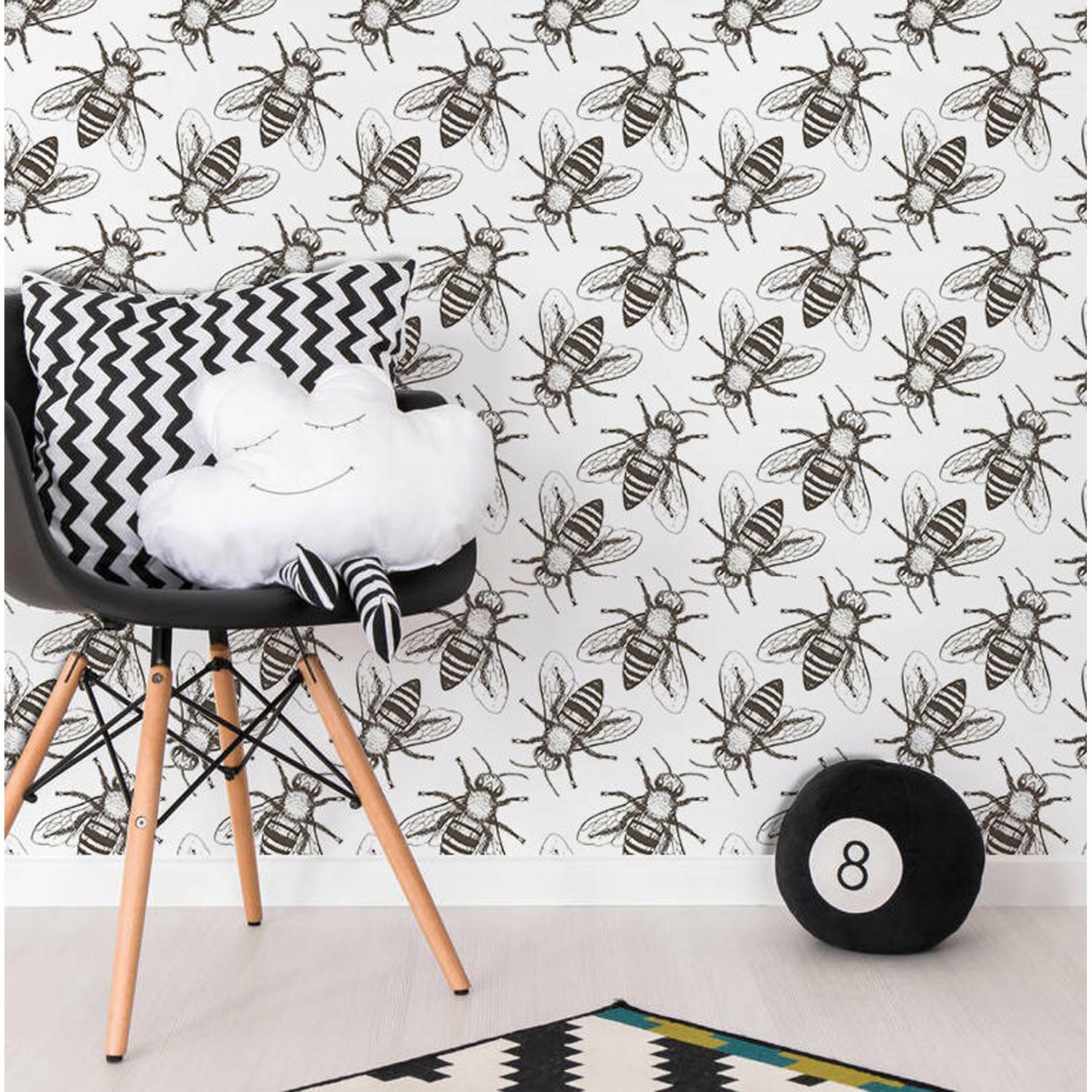 

Fototapeta samoprzylepna Pszczeli wzór 250x250 cm