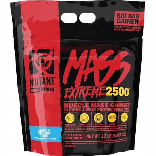 Pvl Mutant Mass Extreme 5.45 kg (5450 g) Gainer koláč s krémem