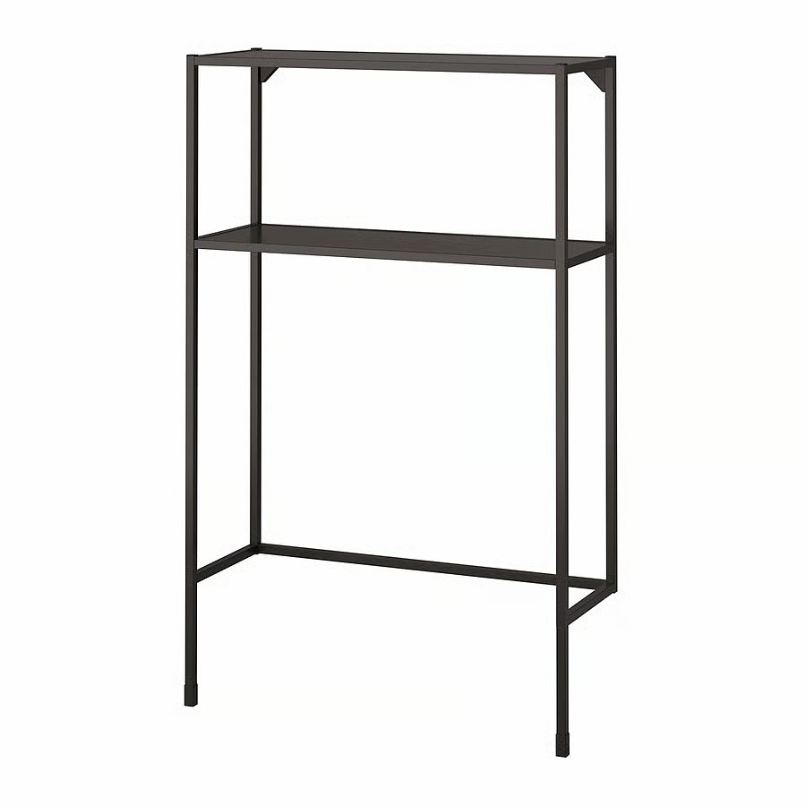 Koupelnové skříňky Enhet, skříň s policemi pro pračku, 80x30x129 cm, antracit