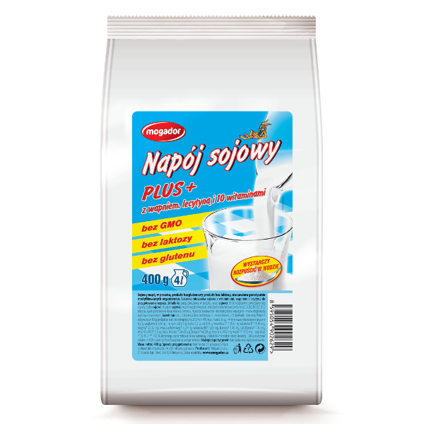 Napój Sojowy Plus W Proszku 400g Mogador