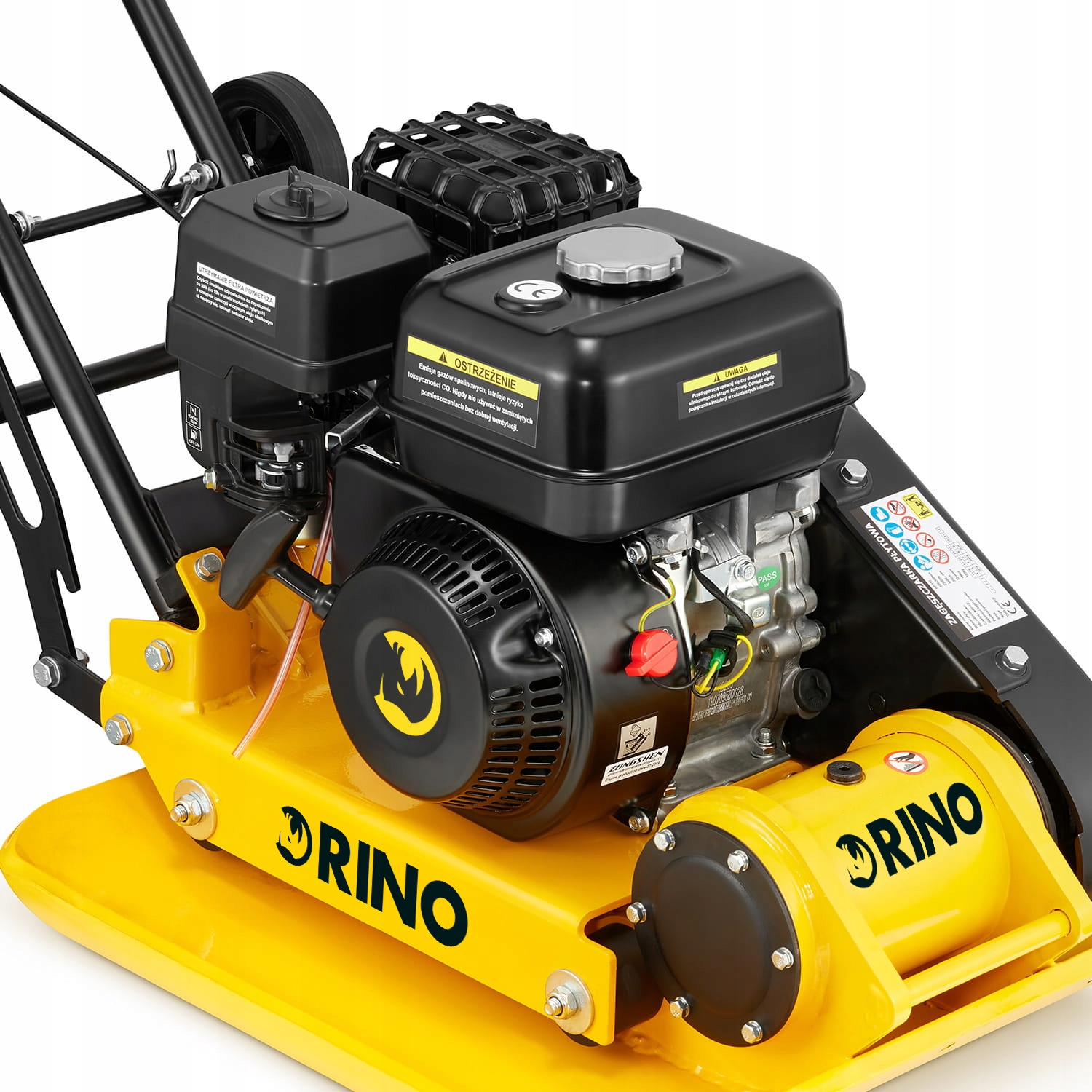 ZESTAW ZAGĘSZCZARKA 86 kg JEDNOKIERUNKOWA RINO Chwytak Młotki Imak Wyważak Rodzaj zagęszczarki płytowa / ubijak