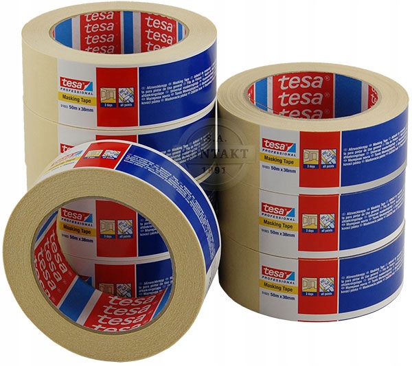 

Taśma malarska krepowana maskująca Tesa 38mm 8szt