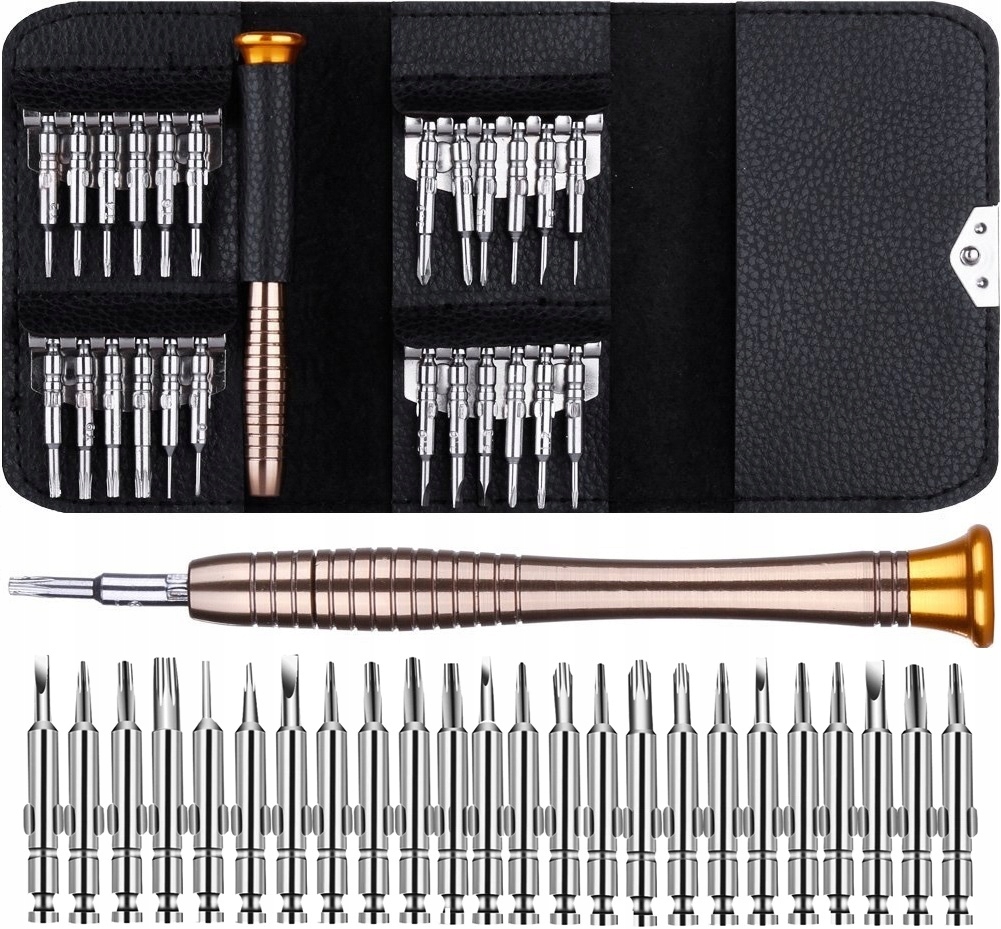 

Zestaw Precyzyjnych Śrubokrętów 25W1 Torx Wkrętaki