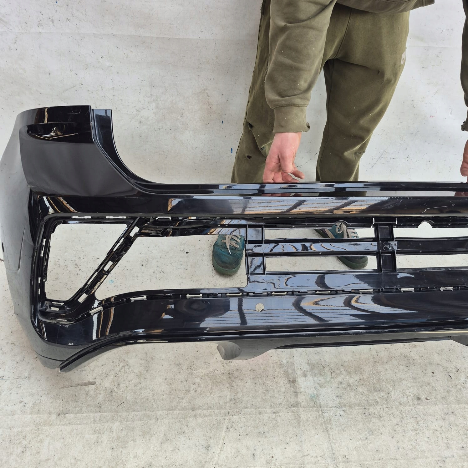 VW T-ROC R-LINE LIFT 21-> bumper rear part rear 6XPDC