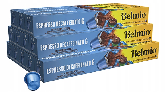 Levně Kapsle pro Nespresso Belmio Decaffeinato 11 +1 Bonus 110 ks