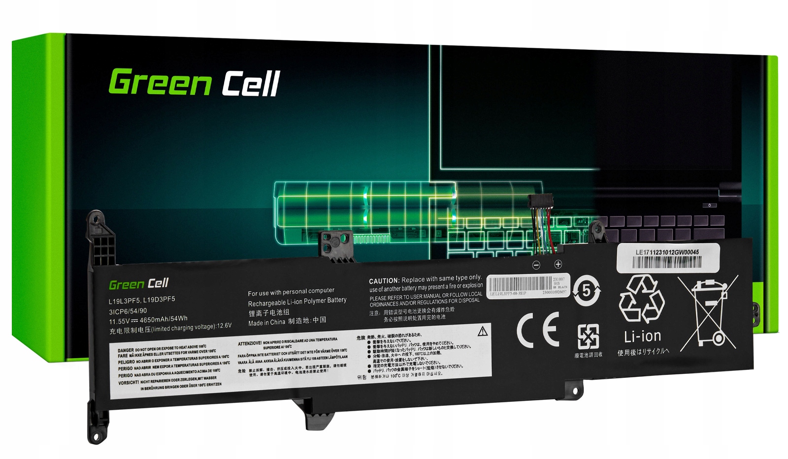 Bateria do Lenovo IdeaPad 3-14ADA05 3-14IIL05 3-14IML05 3-15ADA05 3-15IIL05