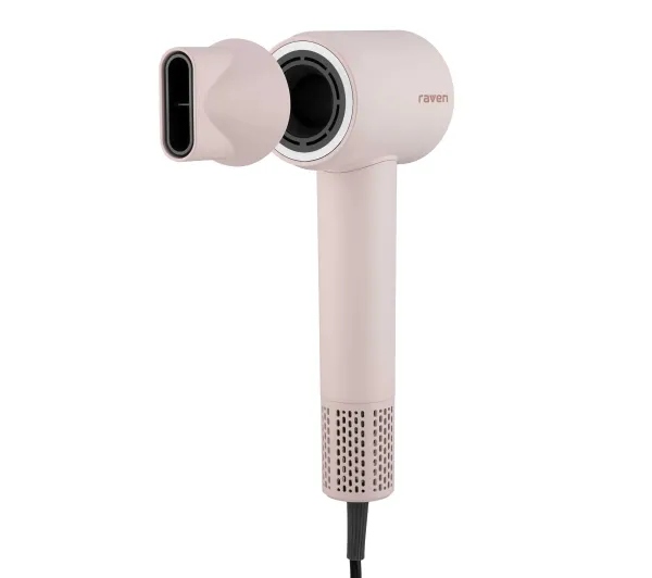 Suszarka do włosów Raven ESWX1 Jonizacja 1800W Koncentrator Różowa