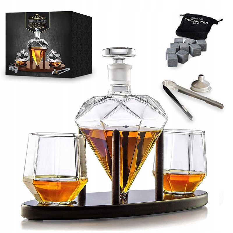 

Zestaw do whisky Karafka Diament szklanki