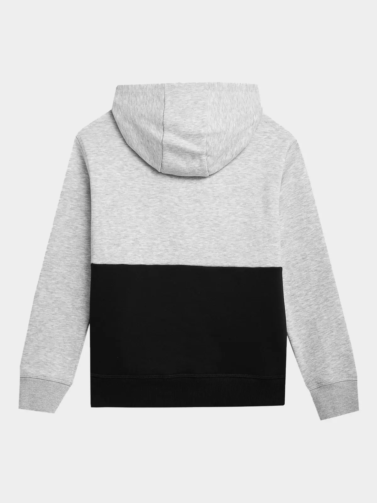 BLUZA CHŁOPIĘCA 4F DRESOWA Z KAPTUREM AW23M628 Kolor szary